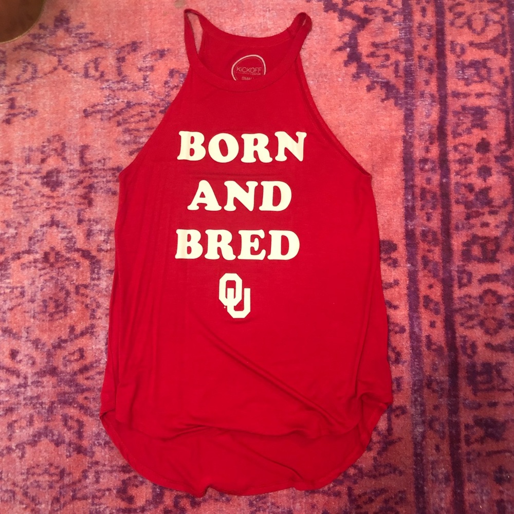 Oklahoma Born and Bred Sooners tank dress